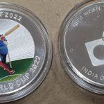 T20 World Cup Silver Souvenir released by India Govt. Mint, Kolkata.